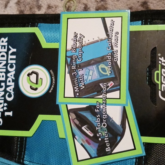 CASE•IT THE MINI TAB 3-RING BINDER 1" CAPACITY - Picture 6 of 9